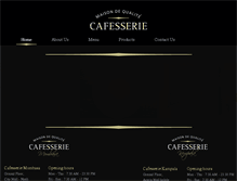 Tablet Screenshot of cafesserie.com